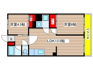 第3元八事ビルの物件間取画像